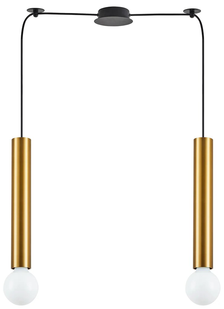 Φωτιστικό Οροφής  SE21-GM-5-BL2 ADEPT TUBE GOLD MATT Gold Matt Pendant+ - 51W - 100W - 77-8681