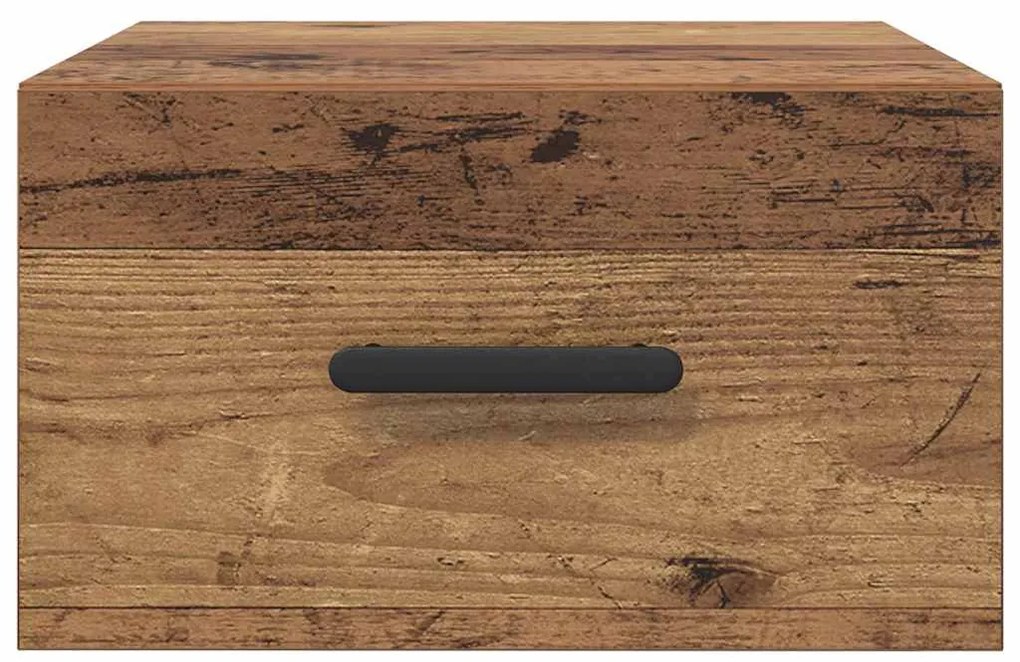 vidaXL Κομοδίνο Παλιό ξύλο 35 x 35 x 20 εκ Επεξεργασμένο ξύλο