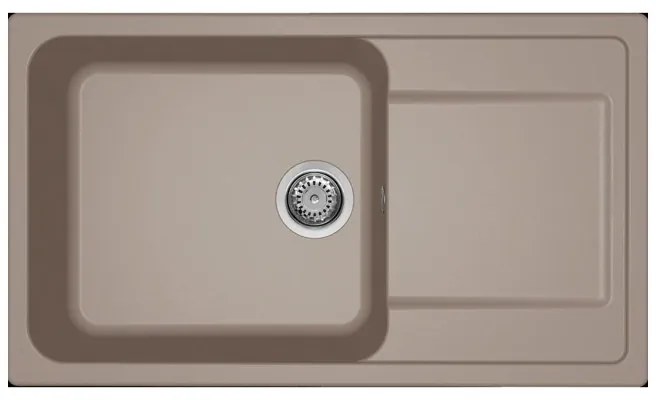 Νεροχύτης κουζίνας LIFE 410 Tortora 43 ELLECI 86x50cm