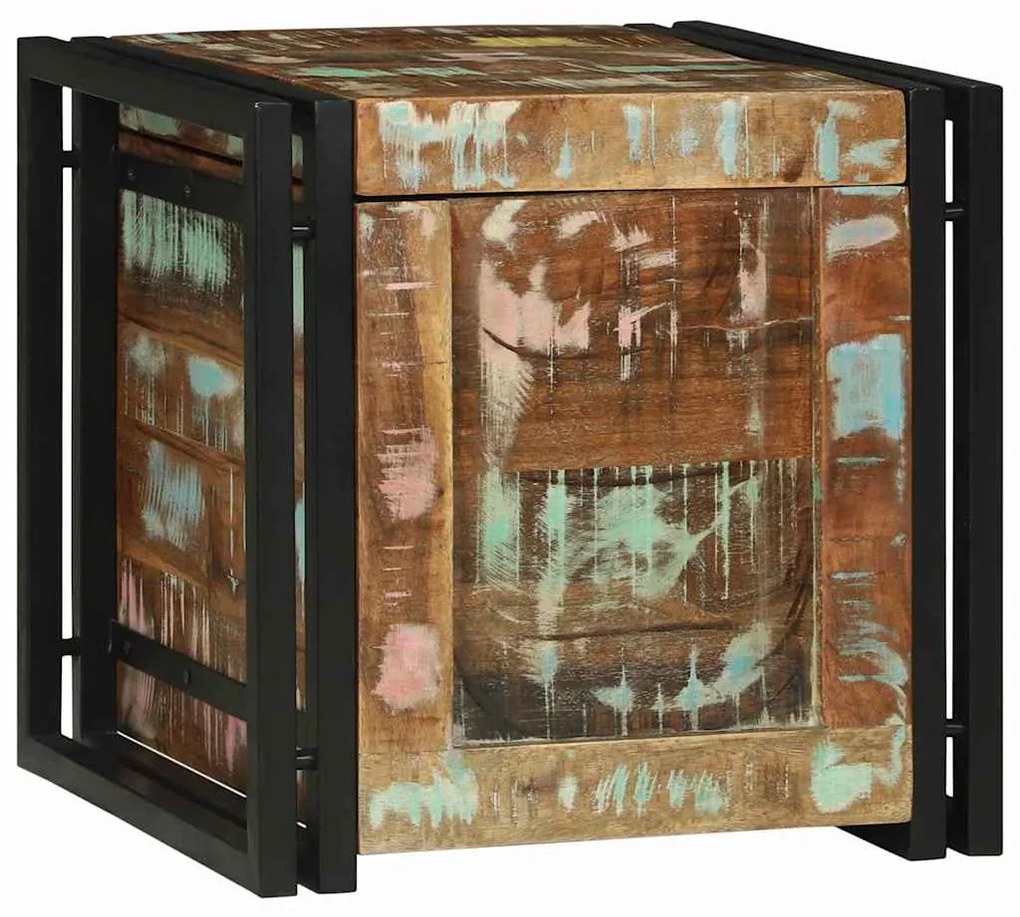 vidaXL Κουτί αποθήκευσης 40 x 40 x 40 cm Μασίφ ξύλο ακακίας
