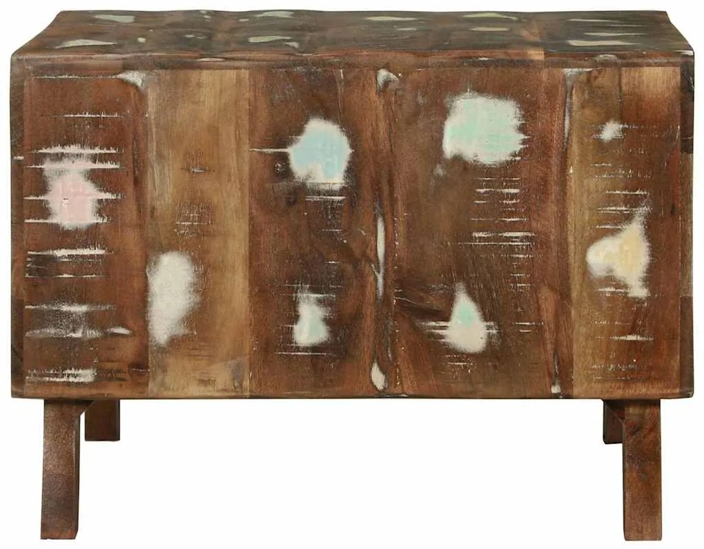 vidaXL Τραπεζάκι σαλονιού 50 x 50 x 35 cm Μασίφ ανακυκλωμένο ξύλο
