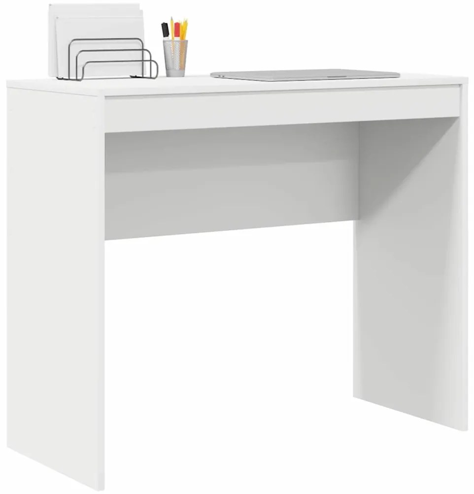 vidaXL Γραφείο Λευκό 90 x 40 x 76 εκ. Επεξεργασμένο ξύλο