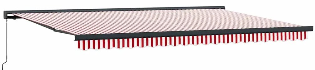 vidaXL Σκηνίτσα Αναδιπλούμενη Κόκκινο, Λευκό 500 x 300 εκ