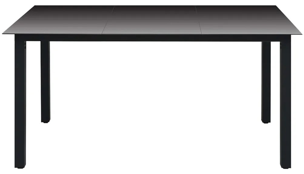 vidaXL Σετ Τραπεζαρίας Κήπου 5 Τεμαχίων Μαύρο