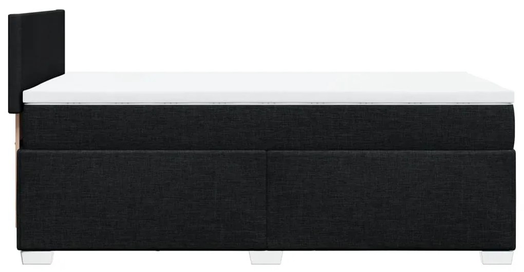 ΚΡΕΒΑΤΙ BOXSPRING ΜΕ ΣΤΡΩΜΑ ΜΑΥΡΟ 90X190 ΕΚ.ΥΦΑΣΜΑΤΙΝΟ 3288038