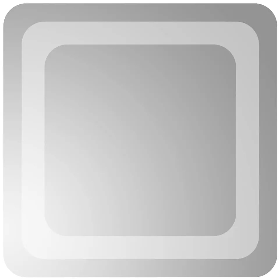 vidaXL Καθρέφτης Μπάνιου με LED 30x30 εκ.