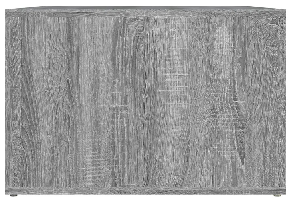 Κομοδίνο Γκρι Sonoma 57x55x36 εκ. από Επεξεργασμένο Ξύλο - Γκρι