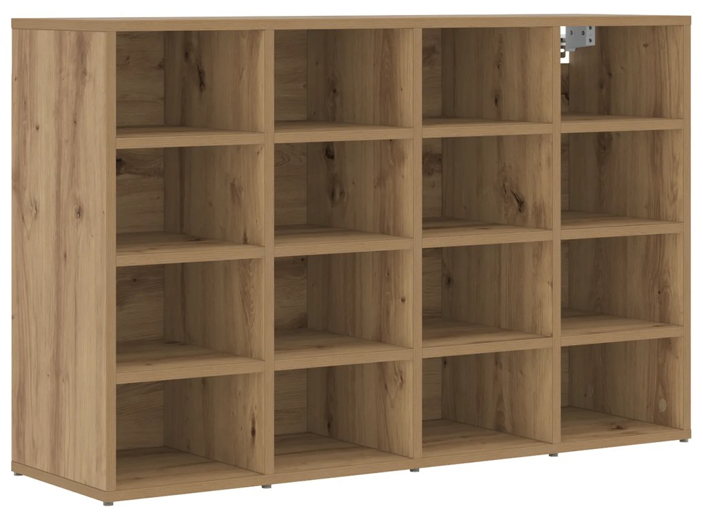 vidaXL Ντουλάπα Παπουτσιών με ράφι artisan δρυς 103x30x51 εκ