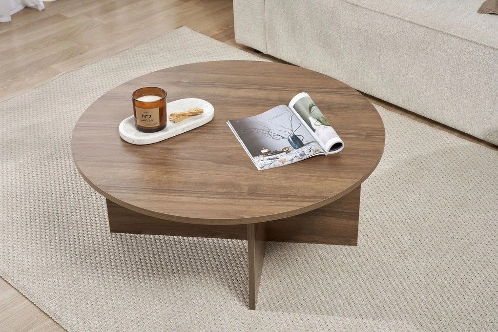 Coffee Table Soleil - Walnut Walnut