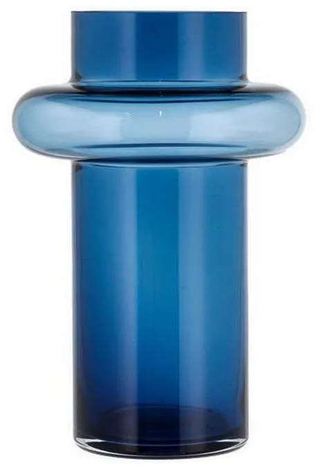 Βάζο Tube 23564 25cm Blue Lyngby Glass Γυαλί