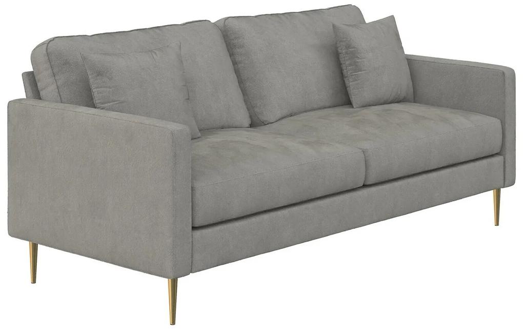 Διθέσιος καναπές CosmoLiving by Cosmopolitan 133, 184x85x81cm, Ταπισερί, Πόδια: Μεταλλικά