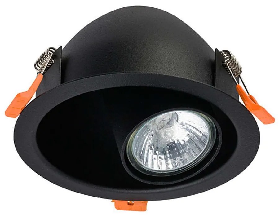 Φωτιστικό Οροφής - Σποτ Dot 8826 Χωνευτό 1xGU10 35W Black Nowodvorski Μέταλλο