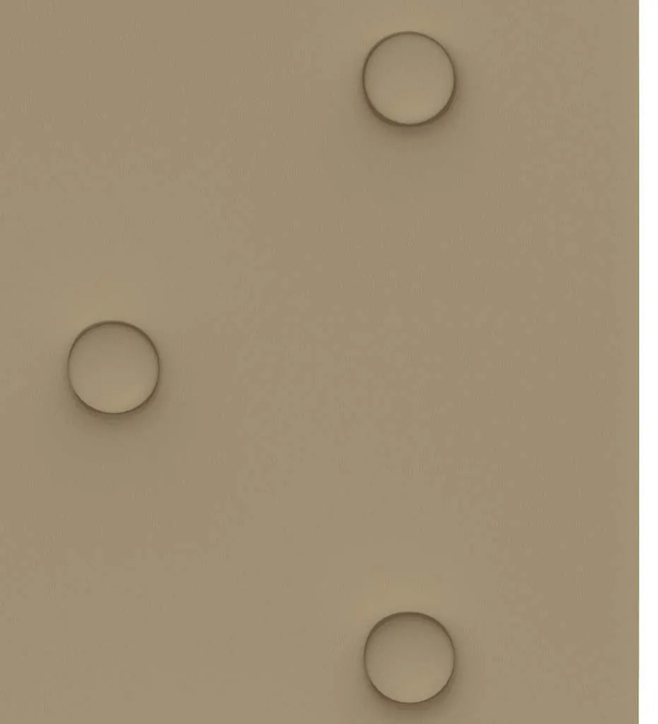 vidaXL Πάνελ Τοίχου 12 τεμ. Καπουτσίνο 60 x 30 εκ. 2,16 μ² Συνθ. Δέρμα