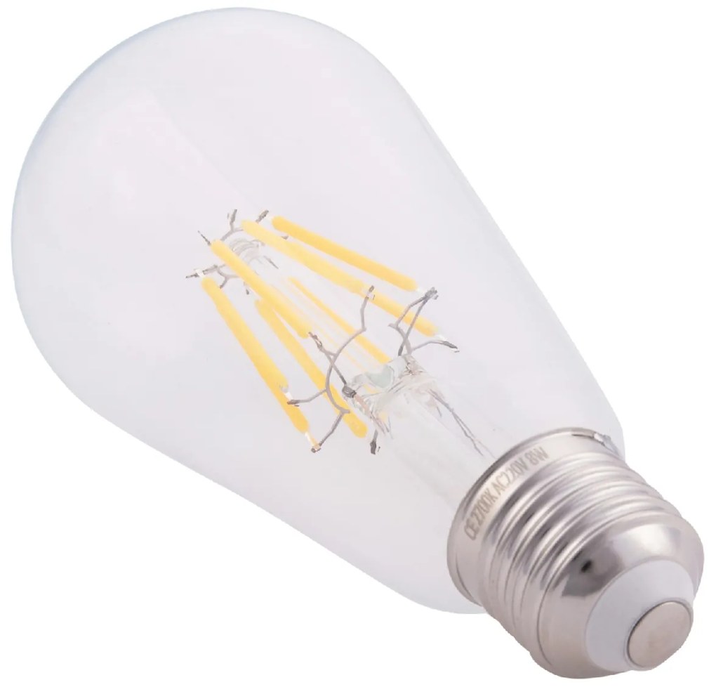 ΛΑΜΠΤΗΡΑΣ HM4188.01 LED FILAMENT 8W E27 DIMMABLE 2700K ΔΙΑΦΑΝΟΣ