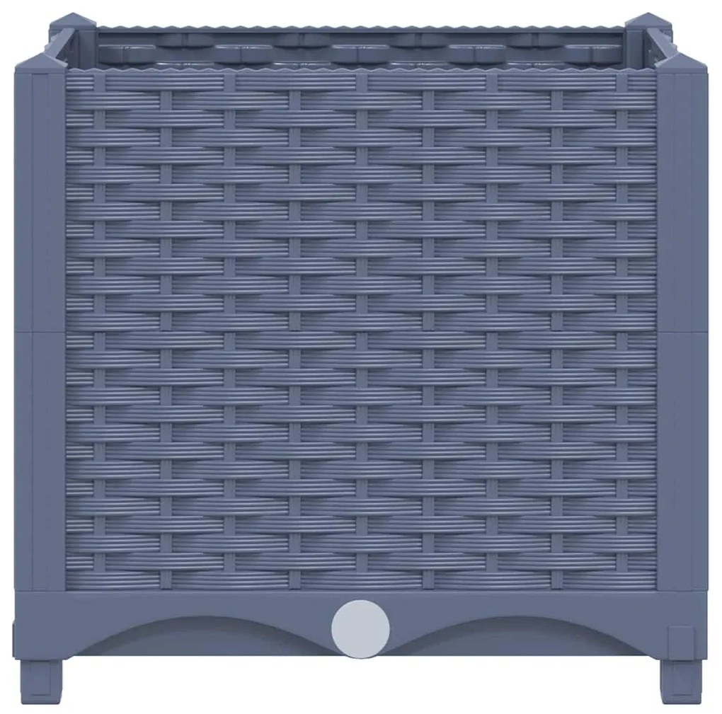 vidaXL Ζαρντινιέρα 40 x 40 x 38 εκ. από Πολυπροπυλένιο