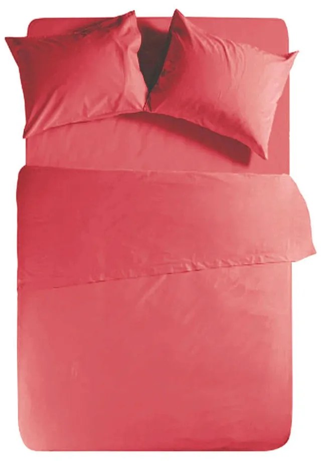 Σεντόνι Basic Με Λάστιχο 1152-Coral Nef-Nef Μονό 100x230cm 100% Cotton