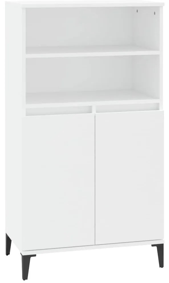 vidaXL Ντουλάπι Λευκό 60 x 36 x 110 εκ. από Επεξεργασμένο Ξύλο