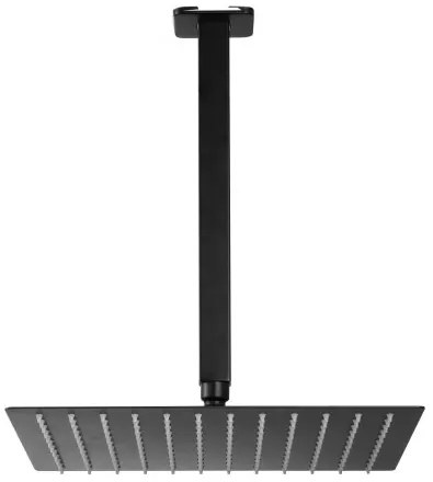 VEVOR Shower Faucet Set 12&quot; Square Rain Shower Head and Hand Set Matte Black