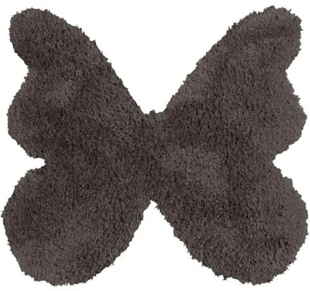 Παιδικό Χαλί ANTHRACITE SHADE BUTTERFLY 160-x-160-εκ