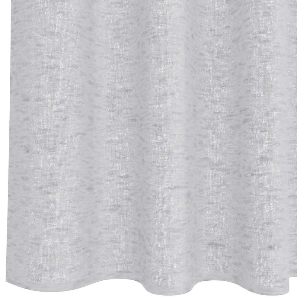 vidaXL Κουρτίνες με κουρτίνες 2 pcs Ανοιχτό γκρι 140x175cm Πολυεστέρας