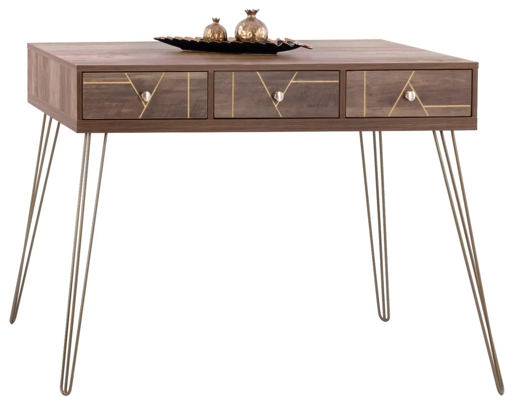 Intrahome ΚΟΝΣΟΛΑ LILONGWEKUCASABLANCALCASABLANCA_LUMPURERLEYCASABLANCALTCASABLANCAILYN ΚΑΡΥΔΙ ΜΕ ΧΡΥΣΟ 120x55x79,5Y εκ. intraho-1618194