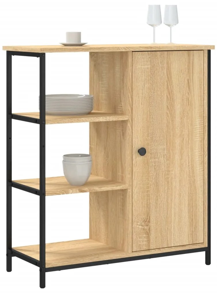 vidaXL Ντουλάπι Sonoma Δρυς 70x30x80 εκ. Επεξεργασμένο Ξύλο