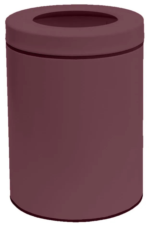 Καλάθι Απορριμμάτων (Φ21x28) Pam &amp; Co 5lt 2128 Bordeaux Matt