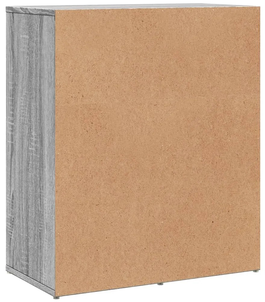 vidaXL Βοηθητικά Ντουλάπια 2 τεμ. Γκρι Sonoma 60x31x70 εκ. Επεξ. Ξύλο