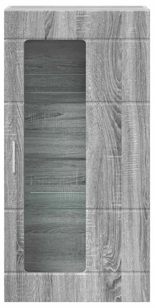 vidaXL Ντουλάπα τοίχου Γκρι sonoma 55 x 29 x 100 εκ Επεξεργασμένο ξύλο