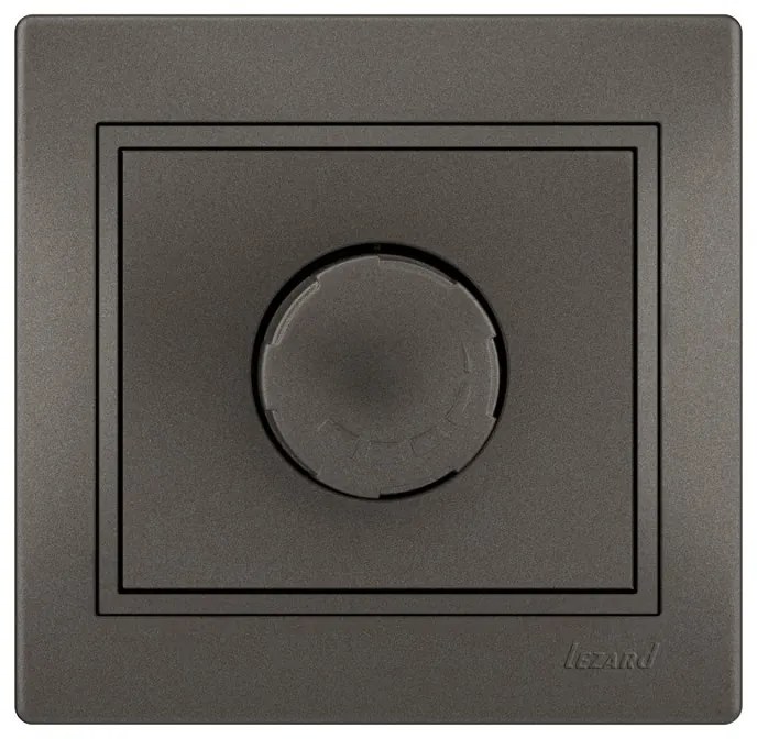 Lezard Dimmer για Ωμικά Φορτία 800W &amp; Μαγνητικούς Μ/Σ 600W Ανθρακί Mira (Πλήρης) 701.4141115