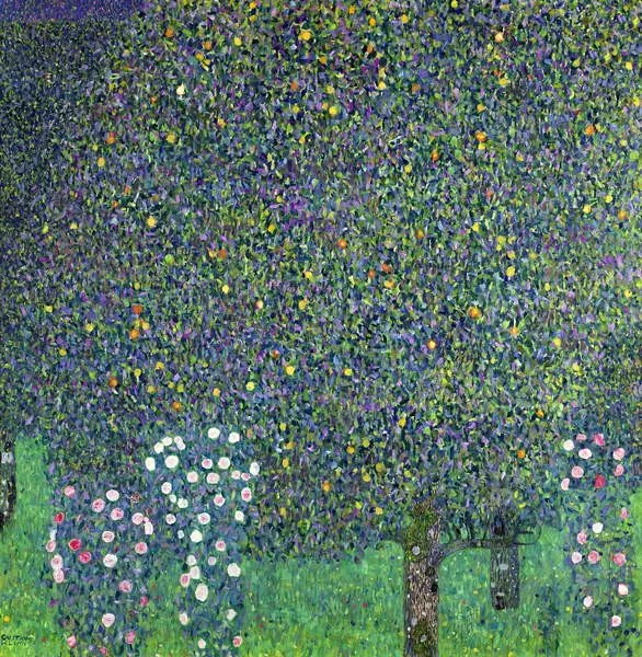 Gustav Klimt - Εκτύπωση έργου τέχνης Roses under the Trees, c.1905, (40 x 40 cm)