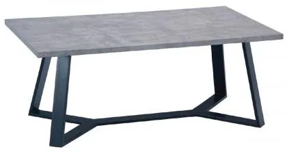 HANSON τραπεζάκι σαλονιού Βαφή Μαύρη/Cement 110x60x45cm ΕΜ755,3