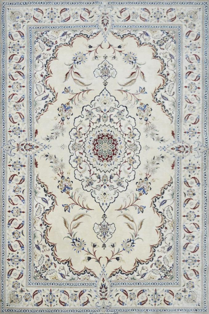 Χειροποίητο Χαλί Persian Nain Wool-Silk 198Χ129 198Χ129cm