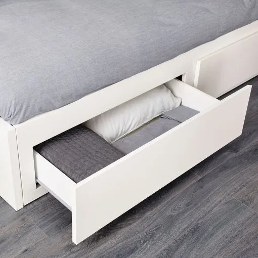 FLEKKE κρεβάτι επισκέπτη day bed 2 συρτάρια/2 στρώματα, 80x200 cm 895.214.50