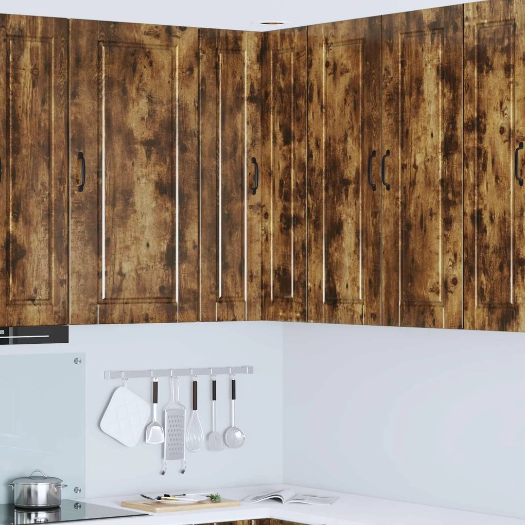 vidaXL Ντουλάπα Κουζίνας με ράφι Καπνιστό Δρύς 57 x 57 x 100 εκ.