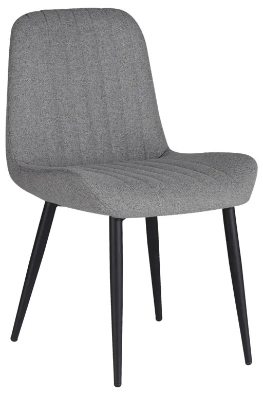 Intrahome Καρέκλα Versa Intrahome γκρι-μπλε ύφασμα-πόδι μαύρο μέταλλο 54x63.5x84εκ | SKU: INTRAPA-431111135