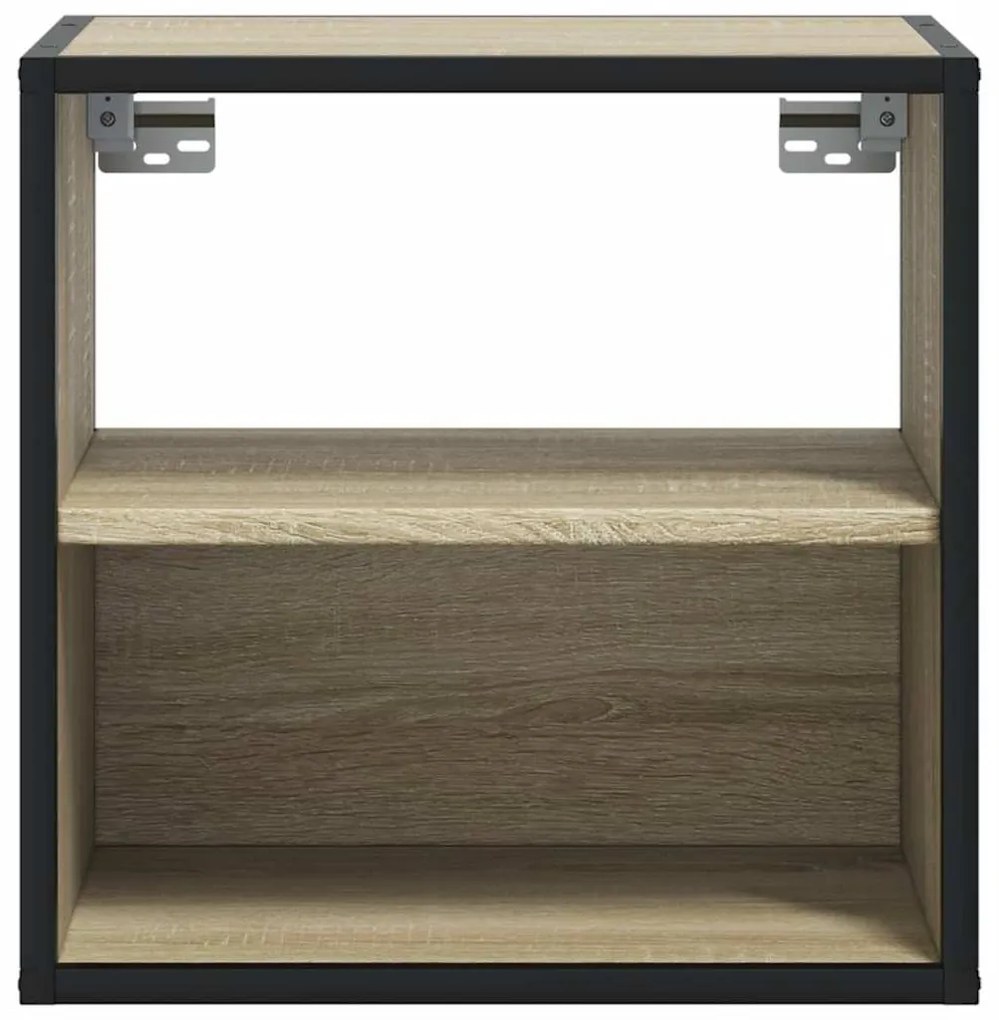 vidaXL Επίτοιχα κομοδίνα 2 τεμάχια Sonoma Oak 40x31x39,5 cm