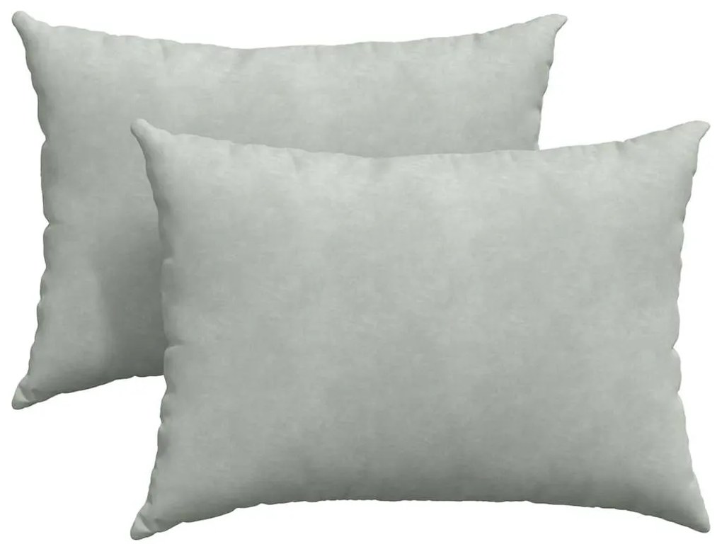 vidaXL Μαξιλάρι Καναπέ 2 pcs Ανοιχτό γκρι 70 x 50 cm