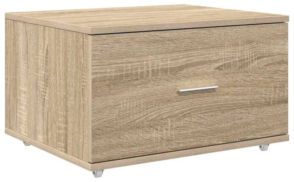 vidaXL Γραφείο Sonoma Δρυς 131.5 x 50 x 106.5 εκ. Επεξεργασμένο ξύλο