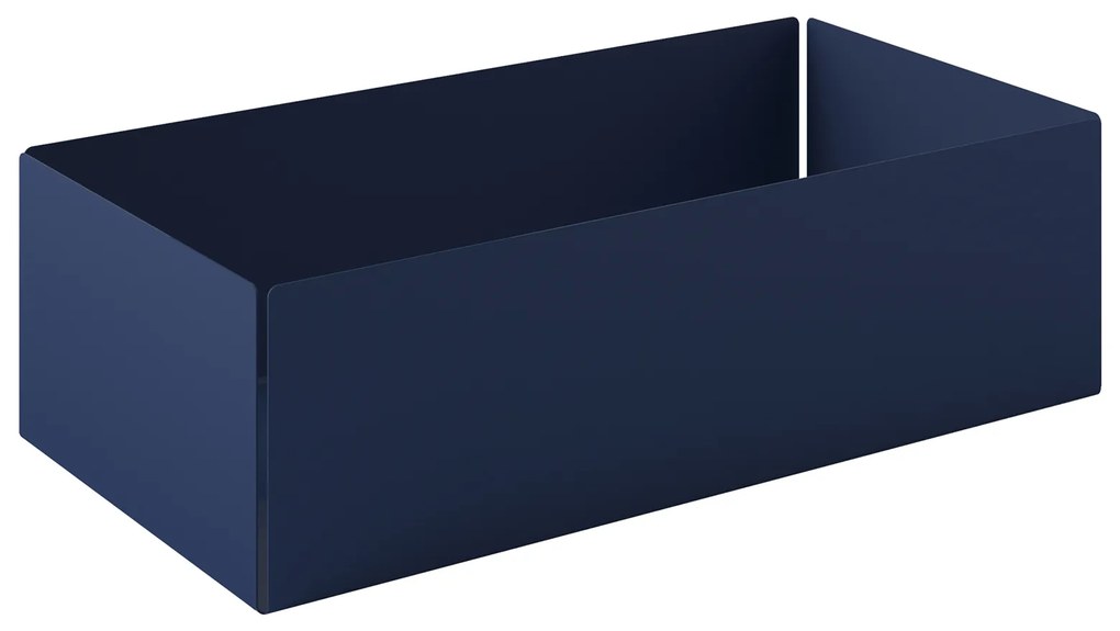 Θήκη Οργάνωσης Ανοξείδωτη Matt Navy Blue 25x13x7,5εκ. Pam &amp; Co 119-203