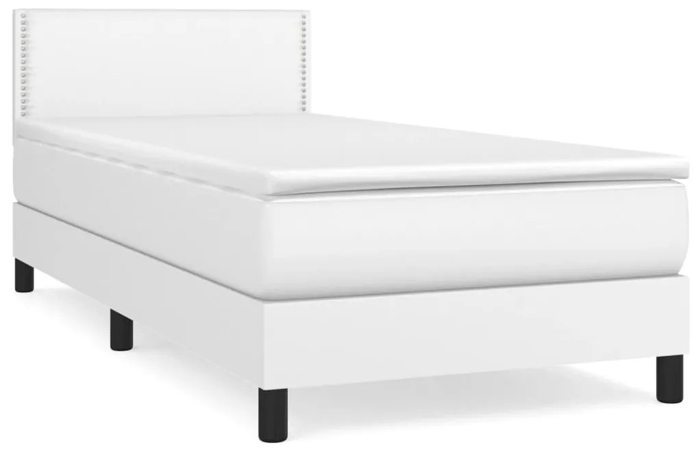 ΚΡΕΒΑΤΙ BOXSPRING ΜΕ ΣΤΡΩΜΑ ΛΕΥΚΟ 90X200ΕΚ. ΑΠΟ ΣΥΝΘΕΤΙΚΟ ΔΕΡΜΑ 3141042