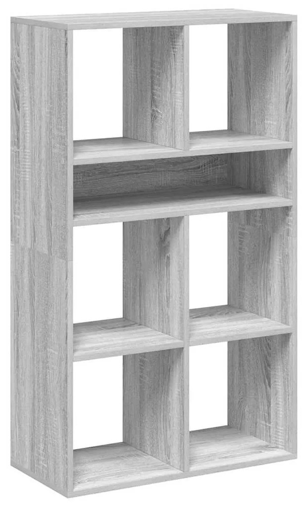 Βιβλιοθήκη Γκρι Sonoma 66x31x112 εκ. από Επεξεργασμένο Ξύλο - Γκρι sonoma