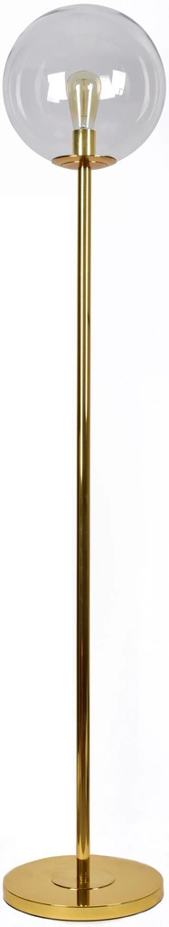 SE 3000-1 GOLD FLOOR LAMP GLOBE CLEAR 1B2