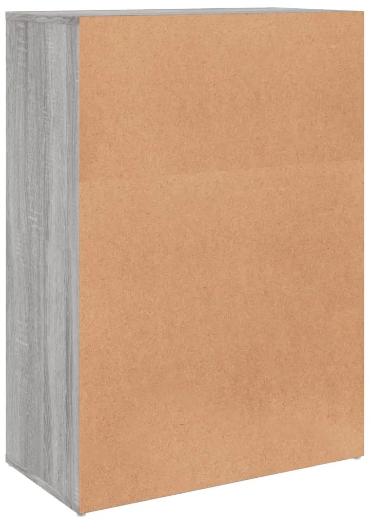 vidaXL Μπουφές Γκρι Sonoma 60x31x84 εκ. από Επεξεργασμένο Ξύλο