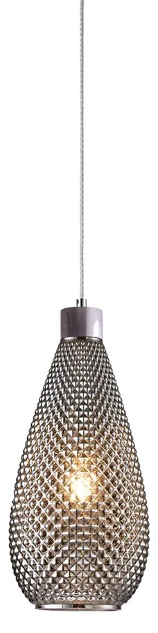 Φωτιστικό Οροφής Μονόφωτο Homelighting Dario 77-3735 Smoked Grey