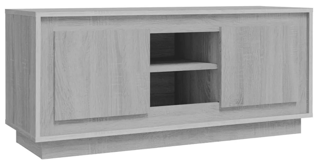 vidaXL Έπιπλο Τηλεόρασης Γκρι Sonoma 102x35x45 εκ. από Επεξεργ. Ξύλο