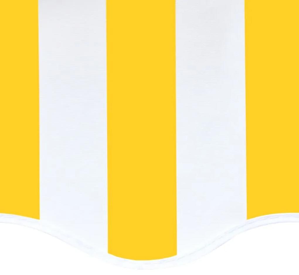 Τεντόπανο Ανταλλακτικό Κίτρινο / Λευκό 4 x 3,5 μ. - Κίτρινο