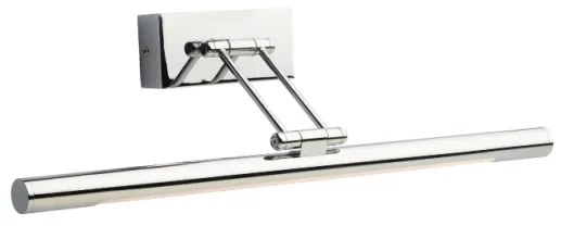 Απλίκα Φωτιστικό Μπάνιου LED 12W 3000K 780LM 50X6X19CM RIO Aca-PN10LEDW50CH-Λευκό-Ασημί PN10LEDW50CH
