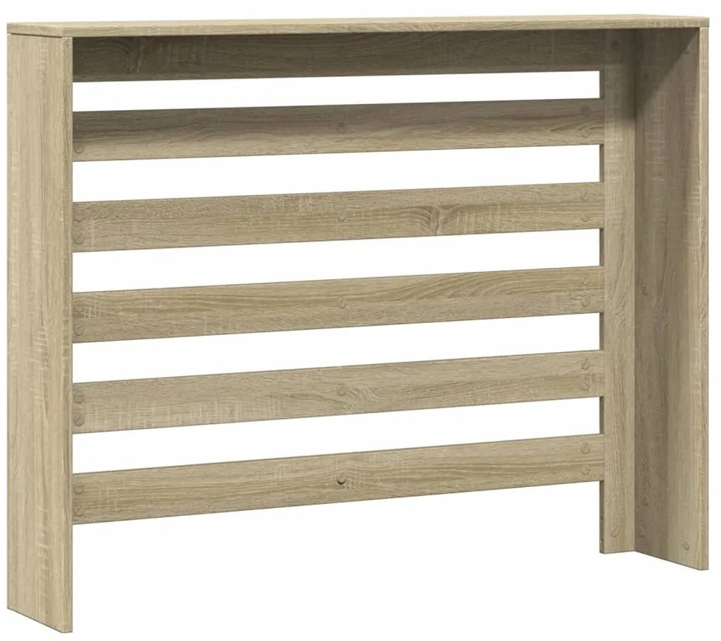 vidaXL Κάλυμμα Καλοριφέρ Sonoma Δρυς 104x20x82 εκ. Επεξεργασμένο Ξύλο