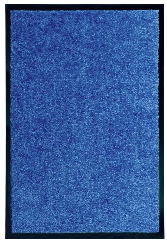 vidaXL Πατάκι Εισόδου Πλενόμενο Μπλε 40 x 60 εκ.